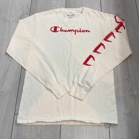 Champion Long Sleeve Logo Tee - Picture 3 of 6